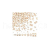  210pcs 5 styles Dyed Synthetic Turquoise Beads G-NB0005-45-7