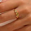 925 Sterling Silver Multi-layer Bead Finger Rings for Women RK8660-3-5