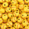 Cheriswelry 100Pcs Dyed Wood Beads WOOD-CW0001-06-3