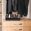 Bamboo Belt Organizer Holder with 6 Compartments AJEW-WH0166-77B-6