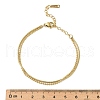 304 Stainless Steel Multi-strand Bracelets BJEW-C110-02G-3