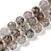 Natural Dragon Veins Agate(Dyed & Heated) Beads Strands G-H057-A09-01-2