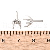304 Stainless Steel Stud Earring Findings STAS-B091-02C-07P-3