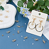 DICOSMETIC 16Pcs Bowknot Brass Stud Earrings DIY-DC0002-19-5