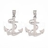 201 Stainless Steel Pendants STAS-Q342-24P-1