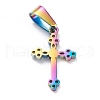 Ion Plating(IP) 304 Stainless Steel Pendants STAS-L216-36M-2