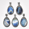 Natural Agate Big Pendants G-S353-03D-1