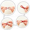 SUPERFINDINGS 240Pcs 4 Style Acrylic Linking Rings OACR-FH0001-034-4