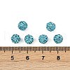 Polymer Clay Rhinestone Beads RB-H284-6MM-Half-202-3