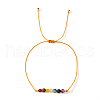 Vintage Minimalist Adjustable Natural Gemstone Bead Bracelets AX5833-1-2