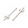 Rack Plating Alloy Big Pendants PALLOY-E025-32P-2