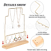 Iron Multi-Tier Earring Display Organizer Holder EDIS-WH0035-05LG-4