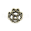 Tibetan Style Alloy 4-Petal Bead Caps TIBE-0561-AS-LF-2