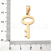201 Stainless Steel Pendants STAS-C130-10G-3