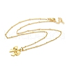 Brass Curb Chain Necklaces NJEW-M220-03B-G-2