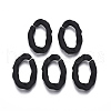 Spray Painted CCB Plastic Linking Rings CCB-R104-07-01-1