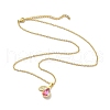 304 Stainless Steel Pendant Necklaces NJEW-U002-20G-02-2