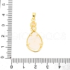 Brass Micro Pave Cubic Zirconia Pendants KK-F894-02G-3
