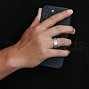 Plain Octagon Stainless Steel Rotating Finger Ring PW-WG48704-03-1