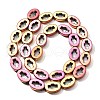 Electroplated Synthetic Non-magnetic Hematite Beads Strands G-L613-Z01-03-2