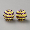 Halloween Theme Resin Rhinestone Beads RB-WH0003-08F-1