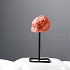 Natural Sunstone Lamp with Metal Holder Ornament PW-WG598C7-12-1