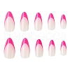 ABS Plastic Full Cover Press On False Nails DIY-CJC0006-12B-1