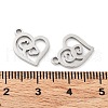 Non-Tarnish 316 Surgical Stainless Steel Charms STAS-Q314-10P-3