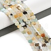 Natural Flower Amazonite Beads Strands G-M403-A34-02-2