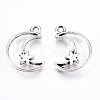 Tibetan Style Alloy Pendants X-TIBE-S323-035AS-RS-2