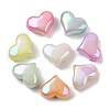 Luminous & UV Plating Opauqe Acrylic Beads OACR-B031-27-2