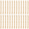 Beebeecraft 100Pcs Ion Plating(IP) 304 Stainless Steel Chain Extender STAS-BBC0006-14B-1