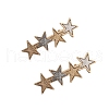 Star Alloy Alligator Hair Clips PW-WGF5488-01-5
