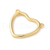 Brass Connector Charms KK-V016-11G-2