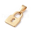 304 Stainless Steel Charms STAS-I127-012G-2