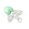 50Pcs Heart Acrylic Pendants PALLOY-JF02975-5