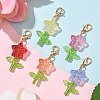 Flower Pendant Decorations HJEW-JM03272-02-1