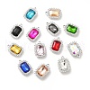 Alloy Glass Pendants ALRI-C007-06P-1