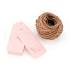 Jewelry Display Kraft Paper Price Tags and Jute Twine CDIS-TA0001-06D-2