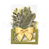 20Pcs Vintage Leaf PET Self-Adhesive Stickers DIY-M077-01C-2