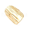 Oval 304 Stainless Steel Chunky Cuff Rings RJEW-S626-05G-2