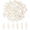   30Pcs 2 Styles Natural Cultured Freshwater Pearl Bead Links Connectors FIND-PH0021-35-1