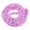 Baking Painted Crackle Glass Beads Strands X-CCG-S001-8mm-14-3