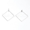 Non-Tarnish 304 Stainless Steel Pendants STAS-L232-106P-2
