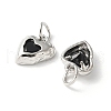 Brass Micro Pave Cubic Zirconia Pendants KK-U067-09P-3
