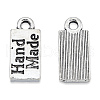 Tibetan Style Alloy Charms TIBEP-N008-191-1