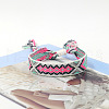 Polyester Braided Rhombus Pattern Cord Bracelet FIND-PW0013-004A-08-1