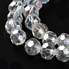 Electroplate Glass Beads Strands EGLA-R016-8mm-25-3