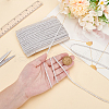 Polyester Thread & Filigree Braided Lace Trim OCOR-WH0097-13A-3