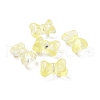 Transparent Spray Painted Glass Beads GLAA-I050-11I-1
